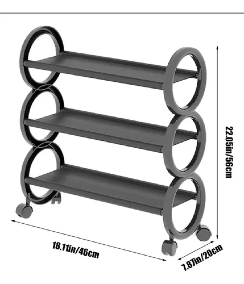 Comprar Estante Para Zapatos Con Ruedas Organiz en Electroshopy